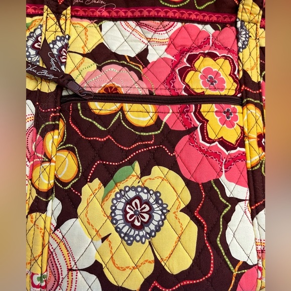 Vera Bradley buttercup toggle large quilted tote bag - Picture 2 of 16